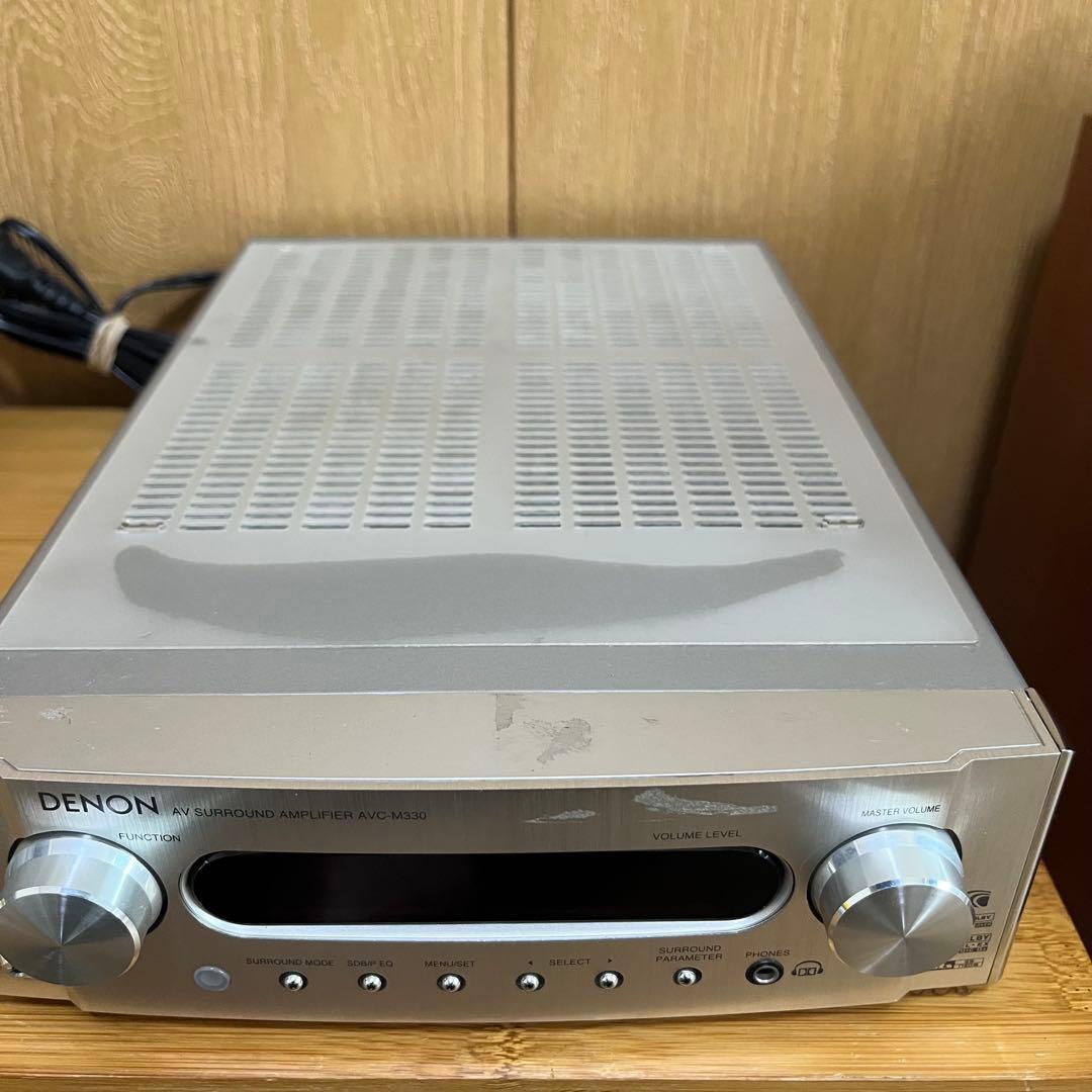 デノン ホームシアターシステム DHT-M330 木目 AVC-M330 廃盤品