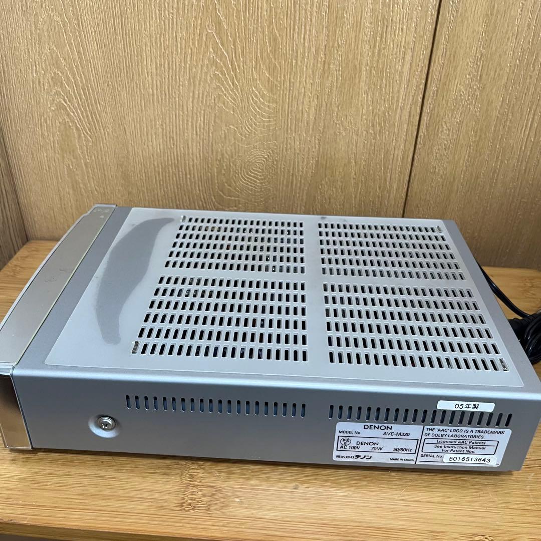 デノン ホームシアターシステム DHT-M330 木目 AVC-M330 廃盤品