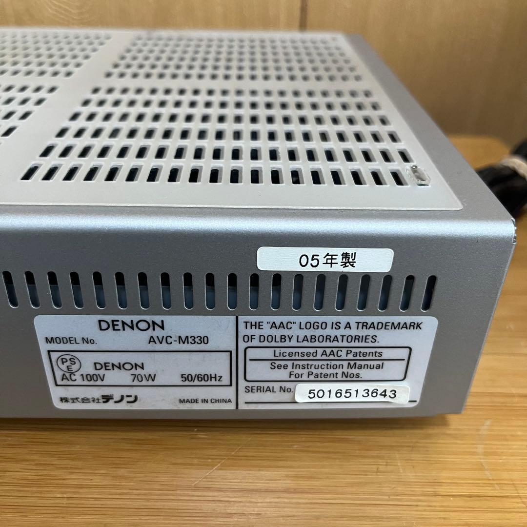 デノン ホームシアターシステム DHT-M330 木目 AVC-M330 廃盤品