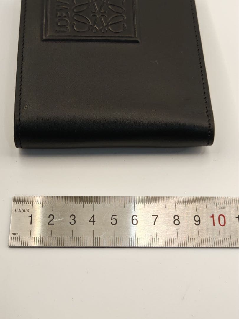 LOEWE 二つ折り財布 ブラック アナグラム　美品