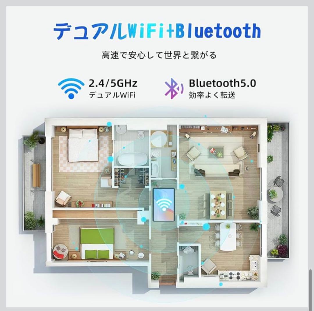 Android16 タブレット 10インチ　12GB+64GB+2TB拡張　軽量