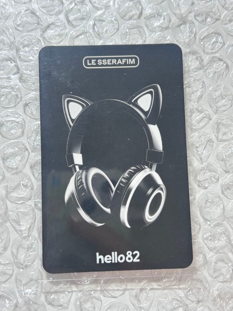 LESSERAFIM hello82 サクラ　spaghetti トレカ