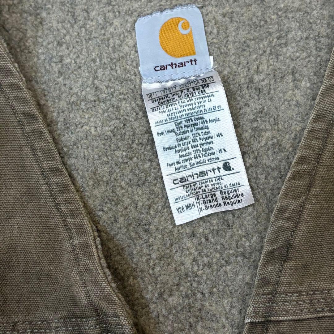 Carhartt XL オリーブ色 ベスト