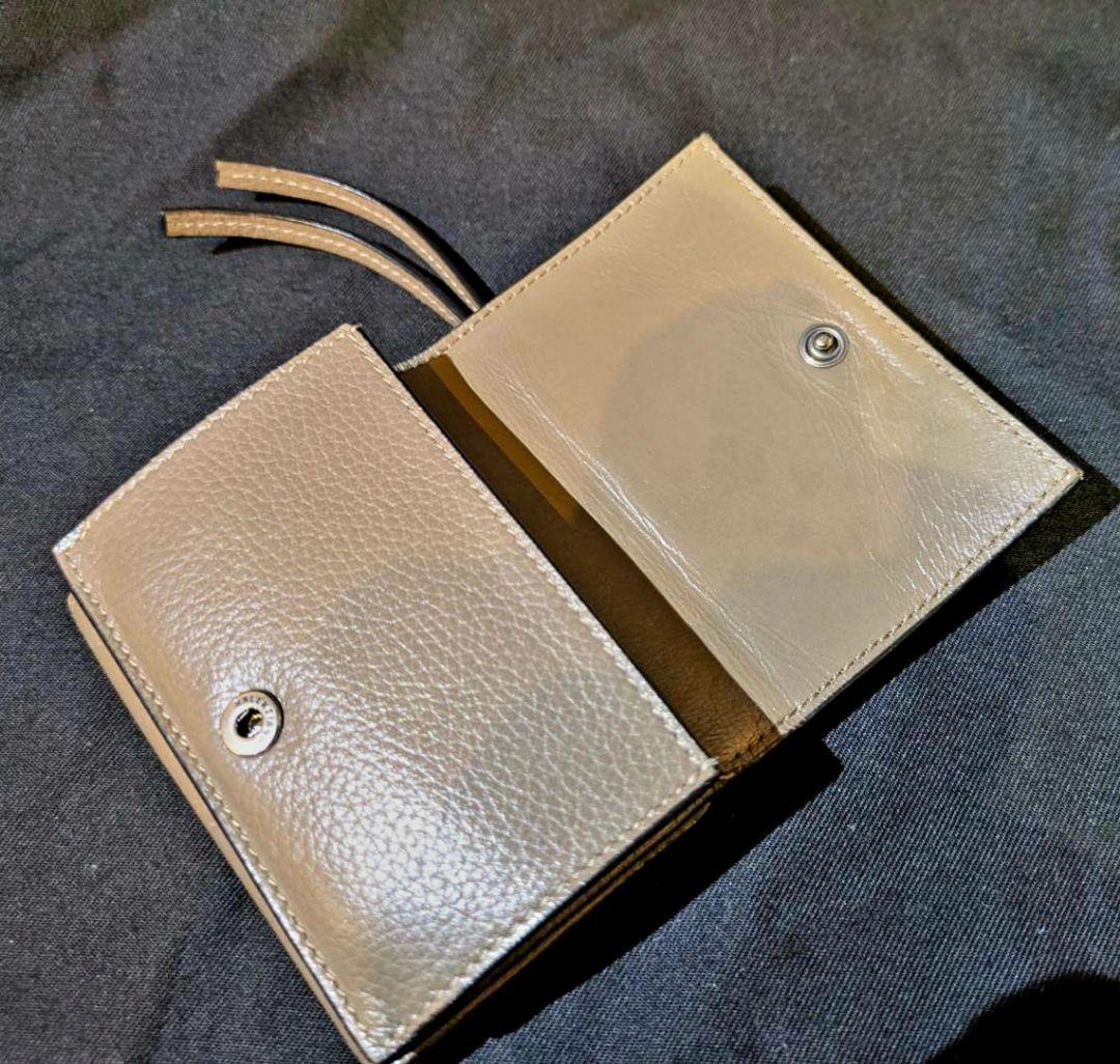 BALENCIAGA グレー ３折り財布
