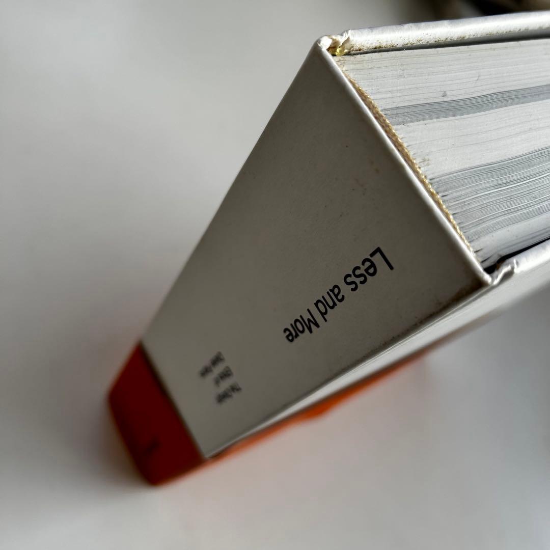 美品 帯付 Less and more Dieter Rams ディーターラムス