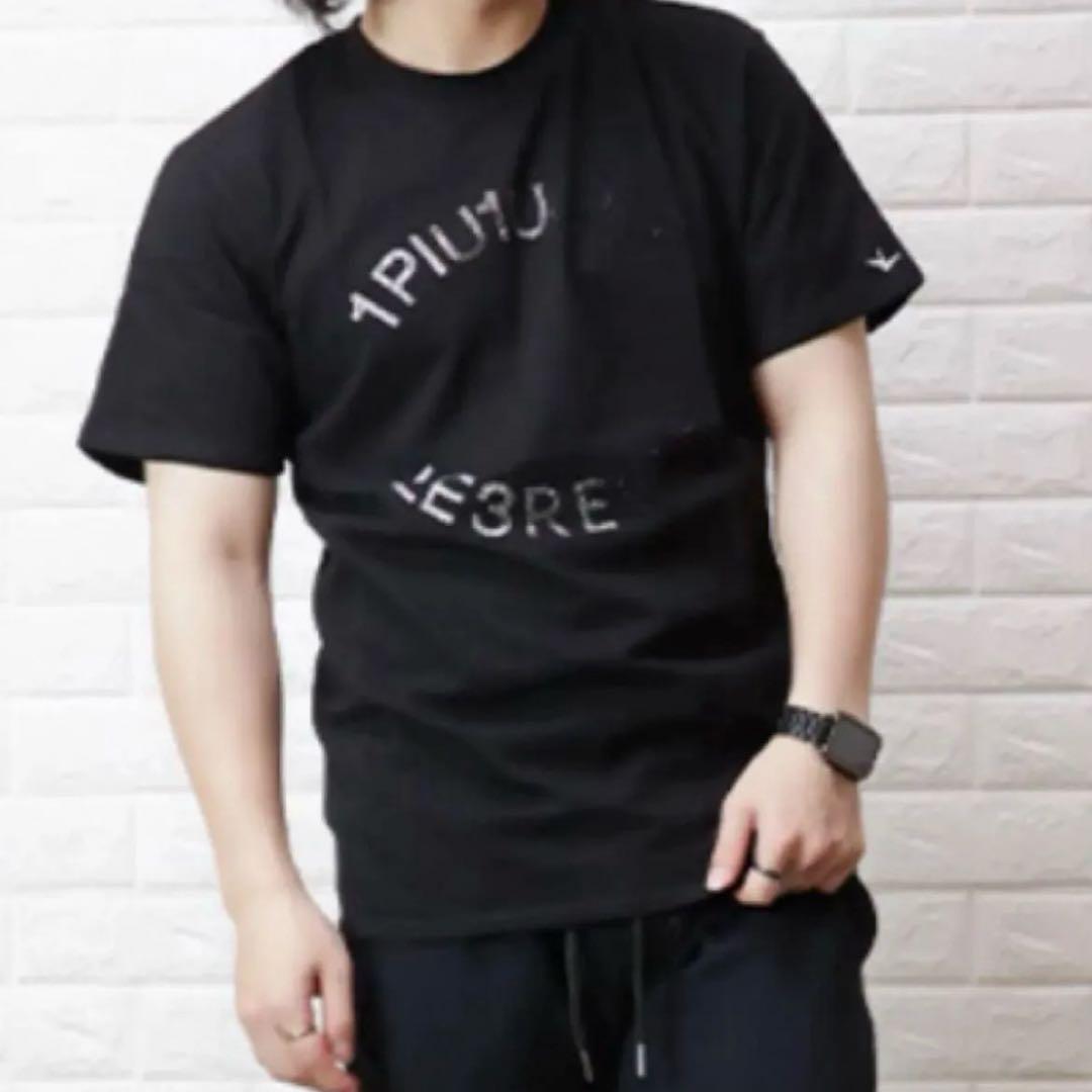【新品】1PIU1UGUALE3 RELAX／ラインストーンズ Tシャツ L