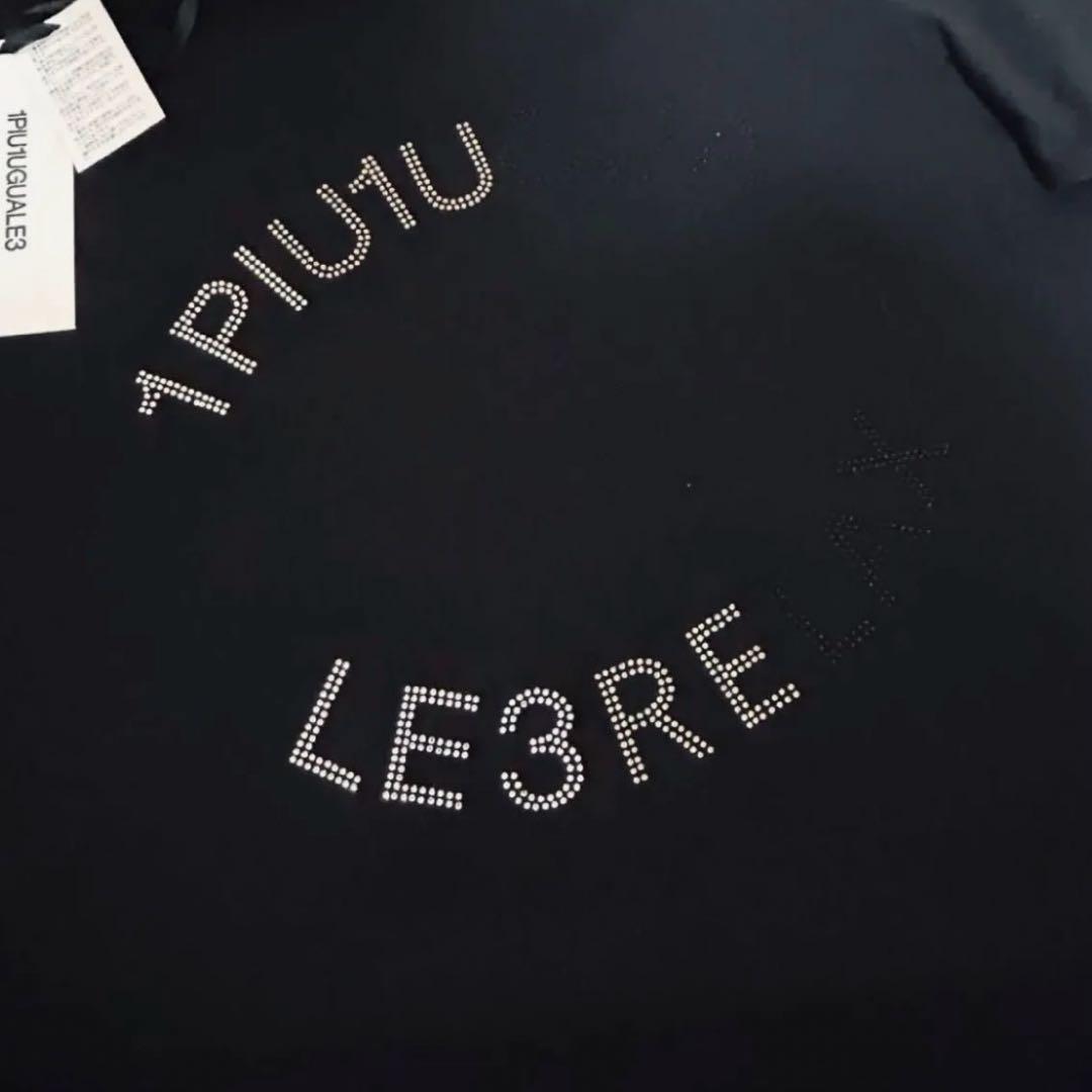 【新品】1PIU1UGUALE3 RELAX／ラインストーンズ Tシャツ L