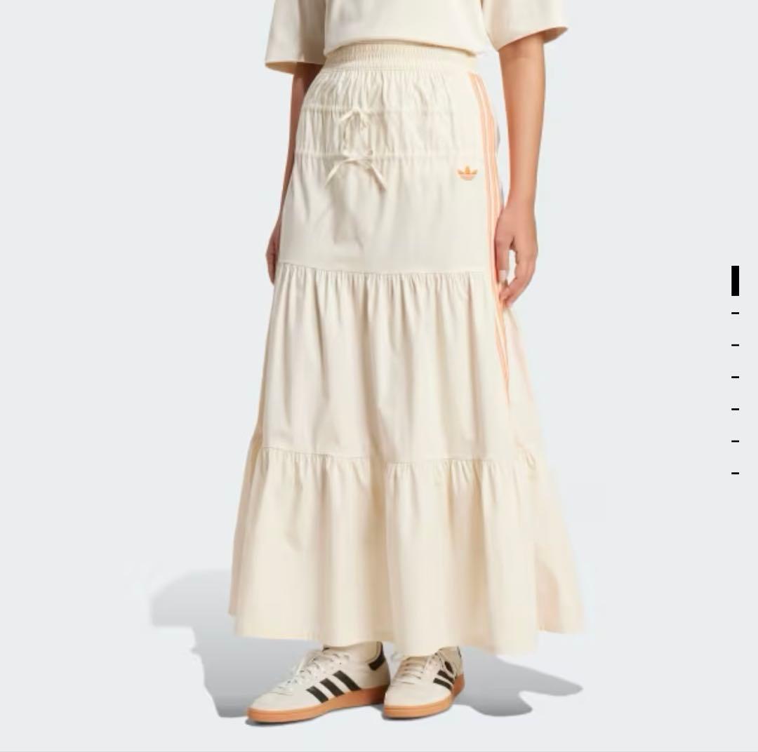 【4/15までの出品】adidas ロングスカート Sサイズ