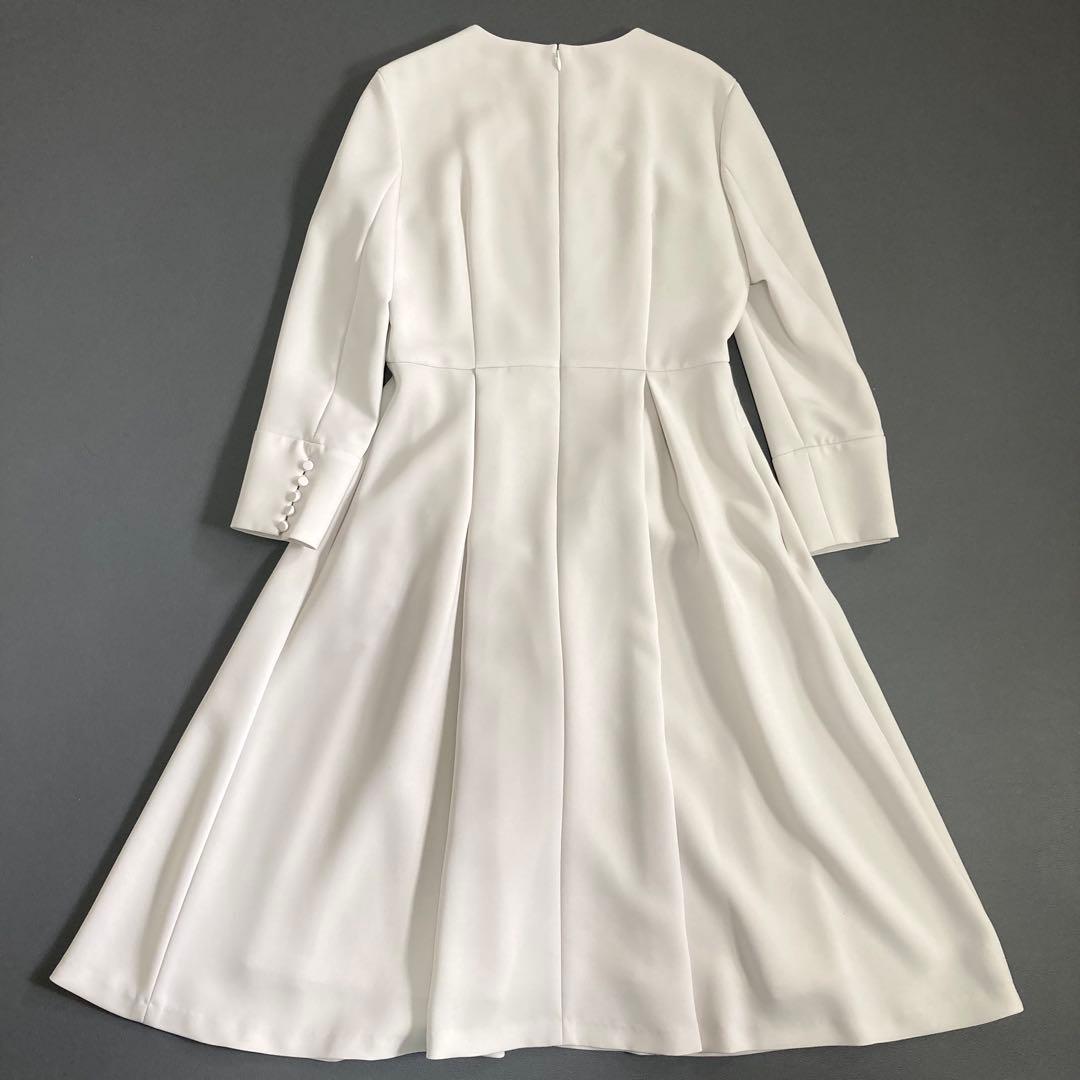 美品 23区 20SS VERYコラボ クラッシー タックワンピース 40