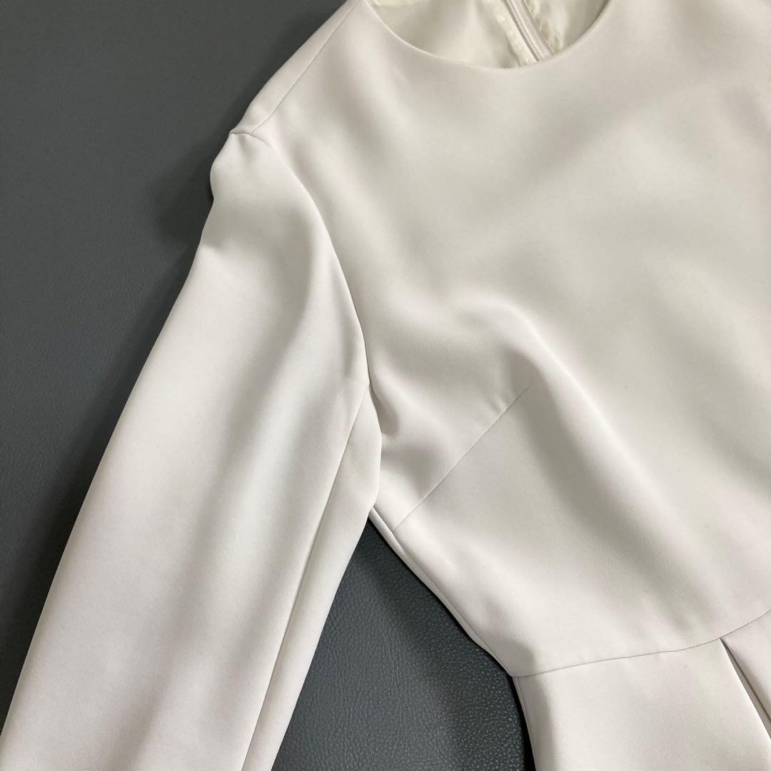 美品 23区 20SS VERYコラボ クラッシー タックワンピース 40