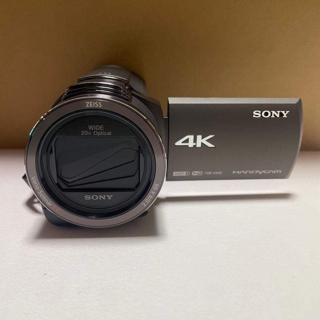 即購入◎ Sony ソニー Handycam FDR-AX45 4K本体