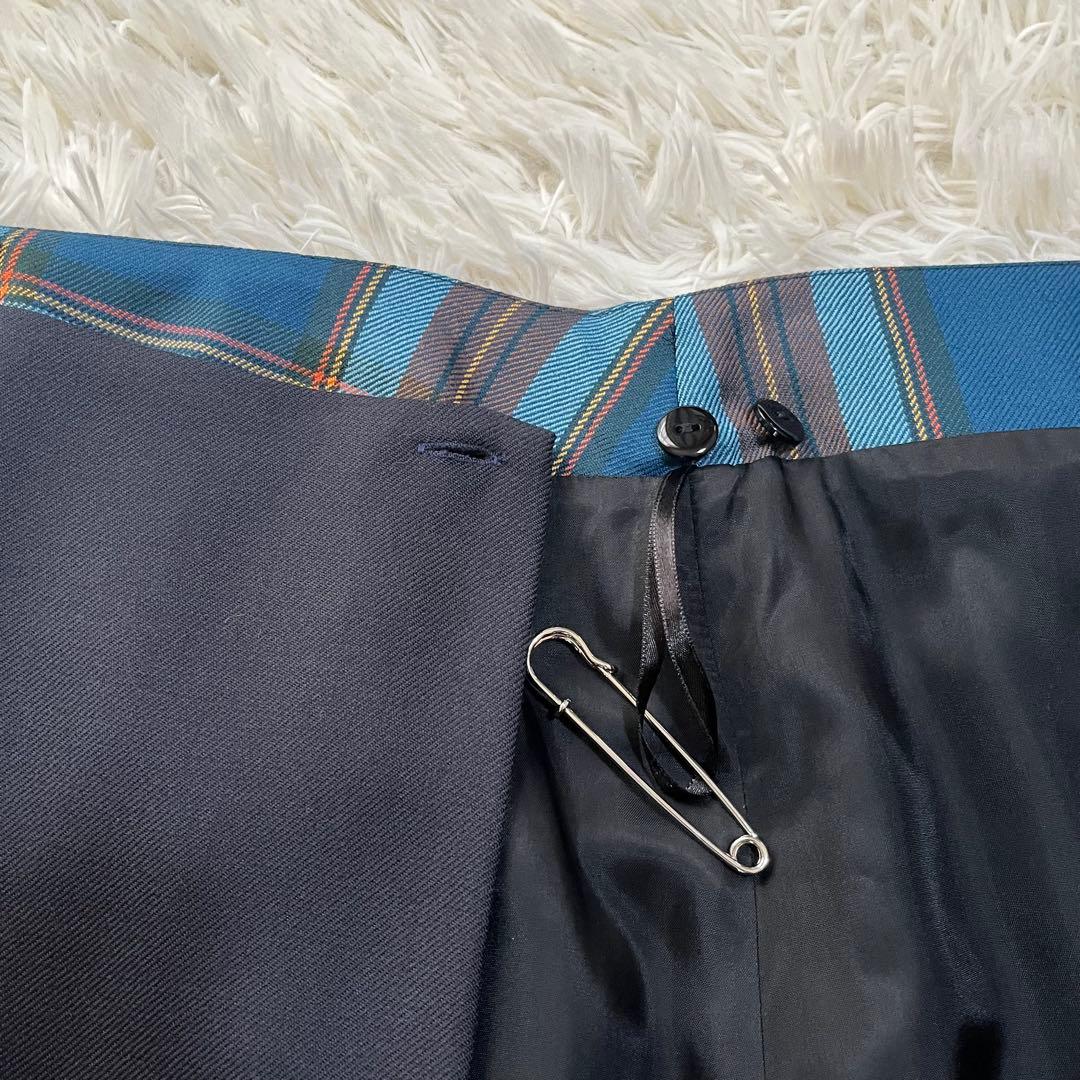 24AW✨美品✨オニールオブダブリン　ロングスカート　ラップ キルトスカート