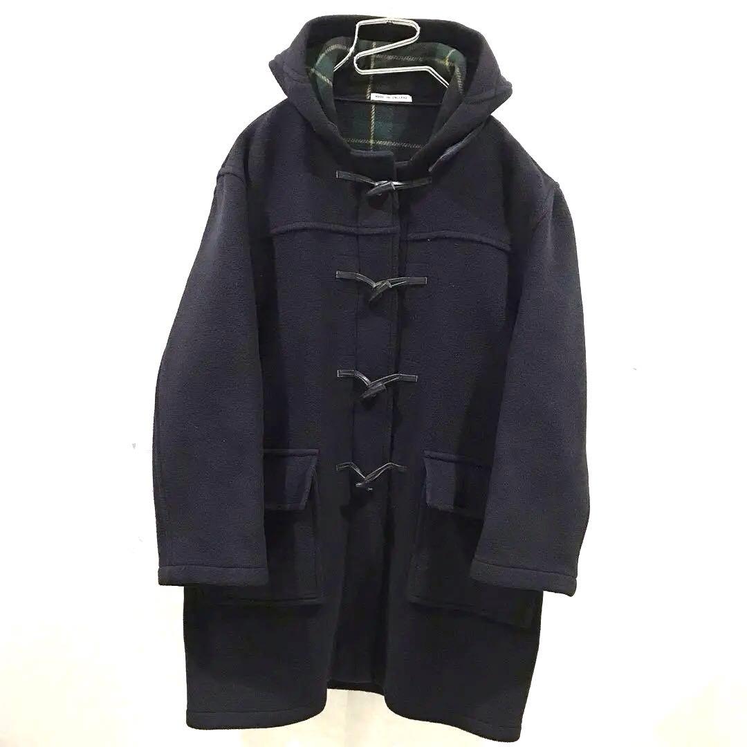 英国製 Ｂｕｒｂｅｒｒｙ‘ｓ タータンチェック ダッフルコート 極美品 Ｌ