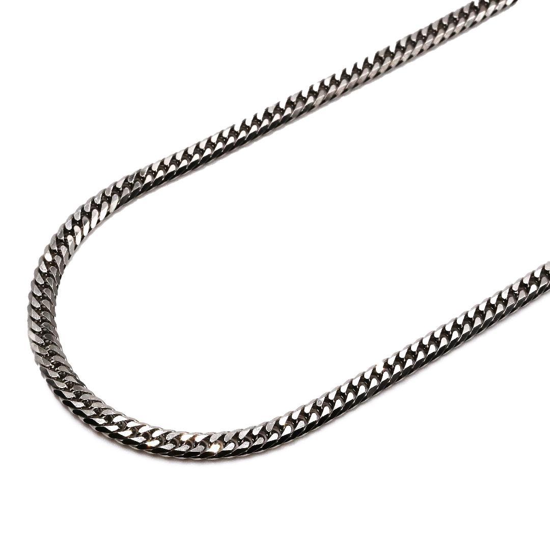 Pt850喜平ネックレス6面ダブル20g50cm造幣局検定マーク刻印入