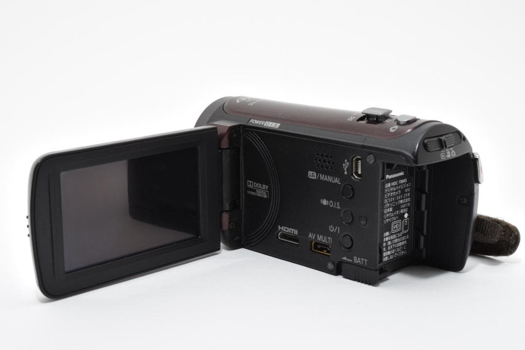 【美品】Panasonic ビデオカメラ　HDC-TM45 ブラウン　動作確認済