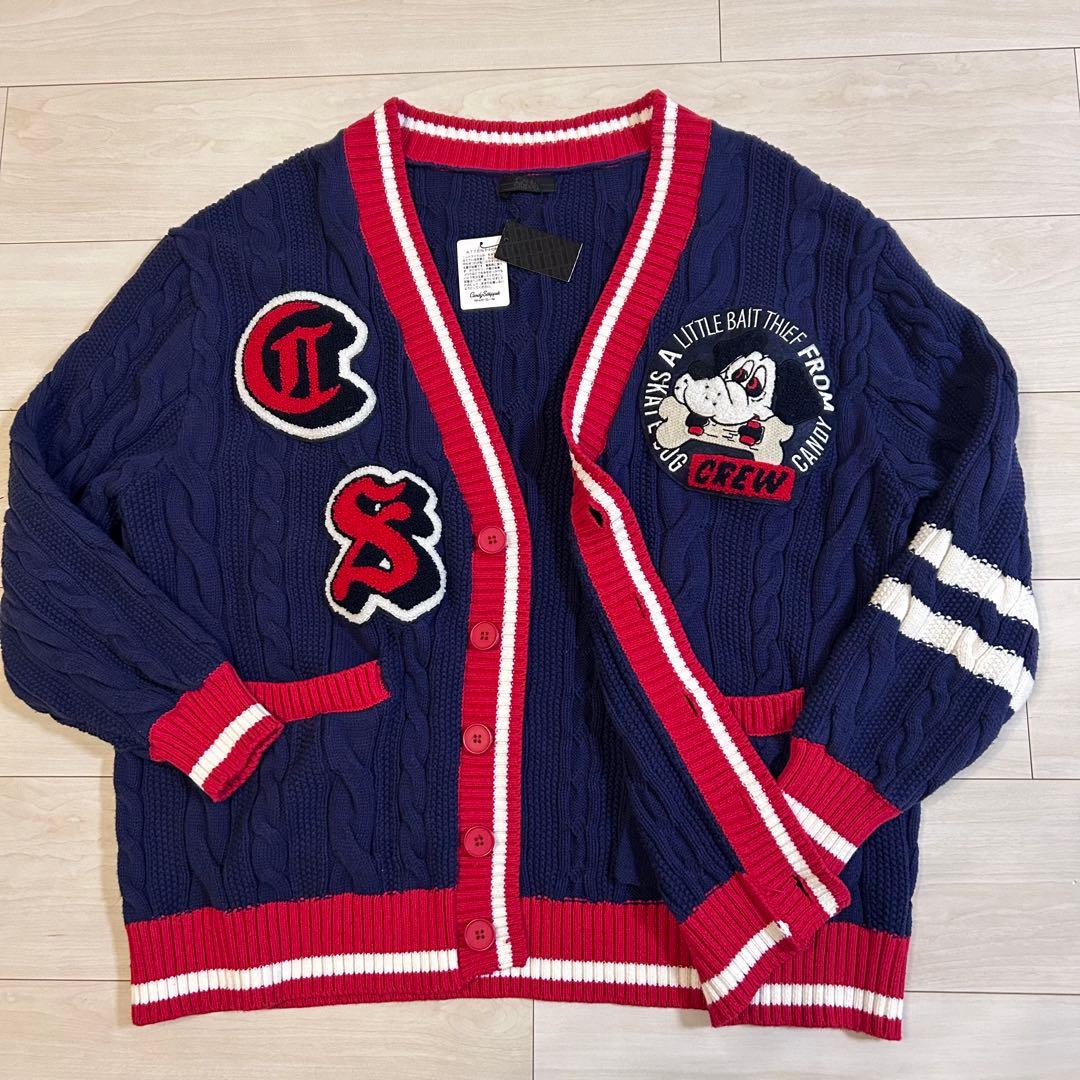 ✨Candy Stripper CS COLLEGE KNIT CARDIGAN