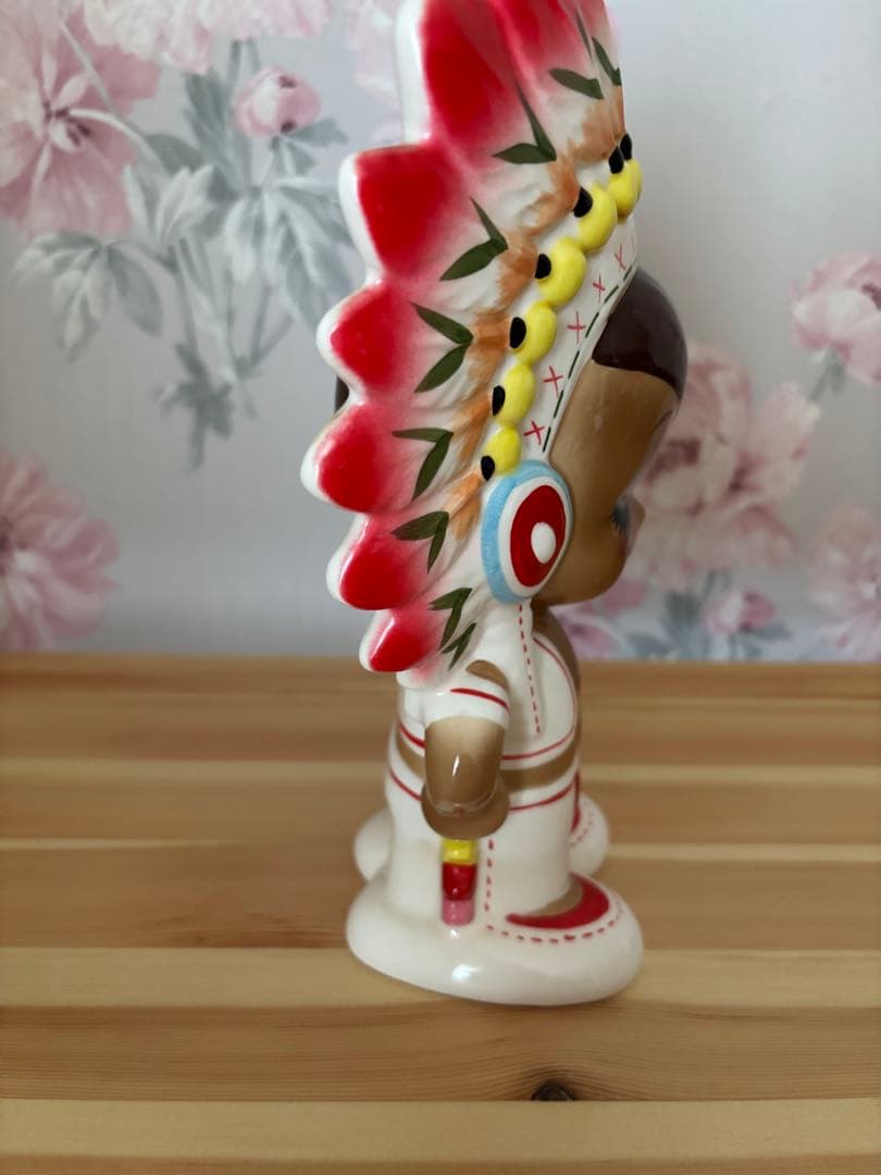 内藤ルネ　インディアン　貯金箱