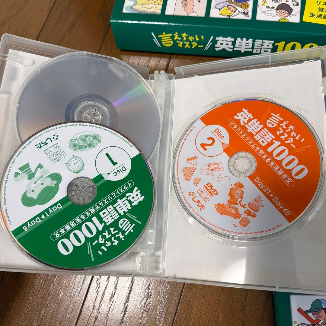言えちゃいマスター　英単語1000 CD付き　しちだ式　しちだ