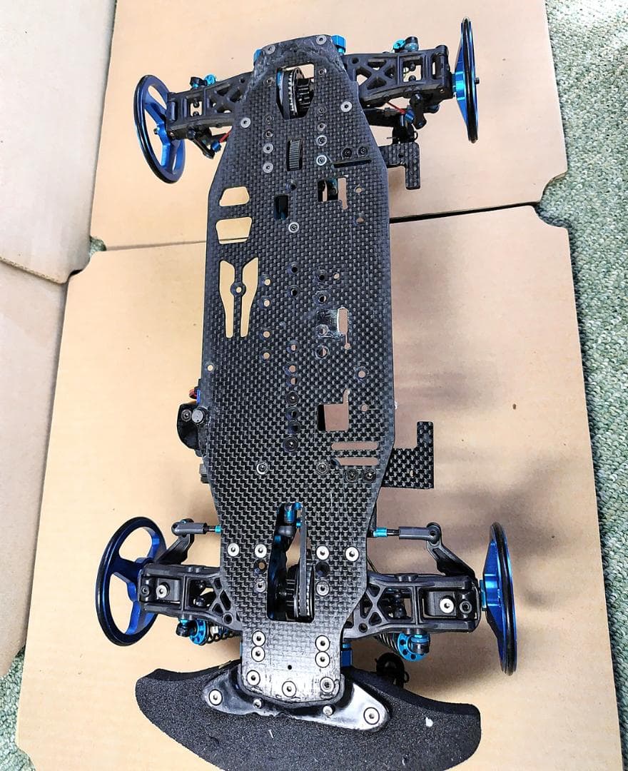 タミヤ417.？　中古品シャーシ 完成品