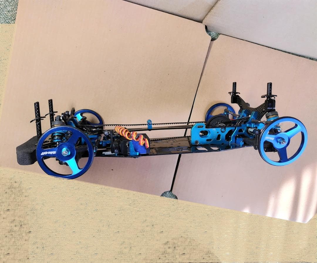 タミヤ417.？　中古品シャーシ 完成品