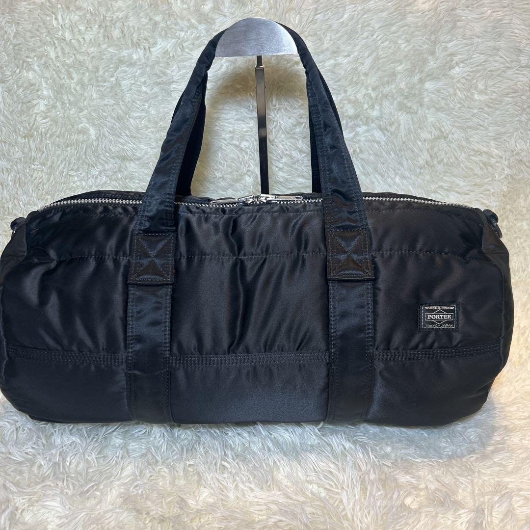 極美品✨希少PORTER タンカー 2WAYボストンバッグ ブラック