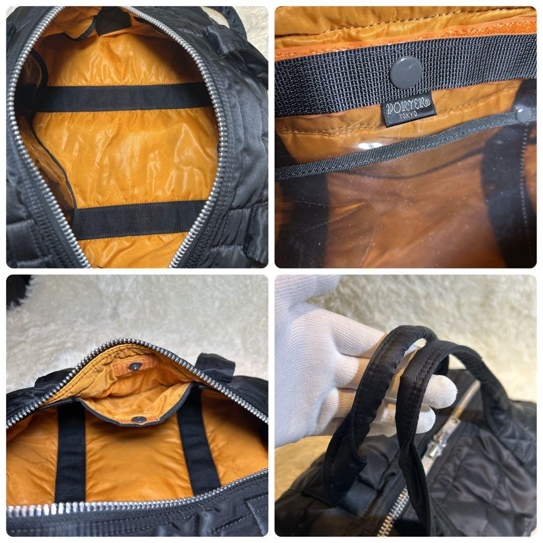 極美品✨希少PORTER タンカー 2WAYボストンバッグ ブラック