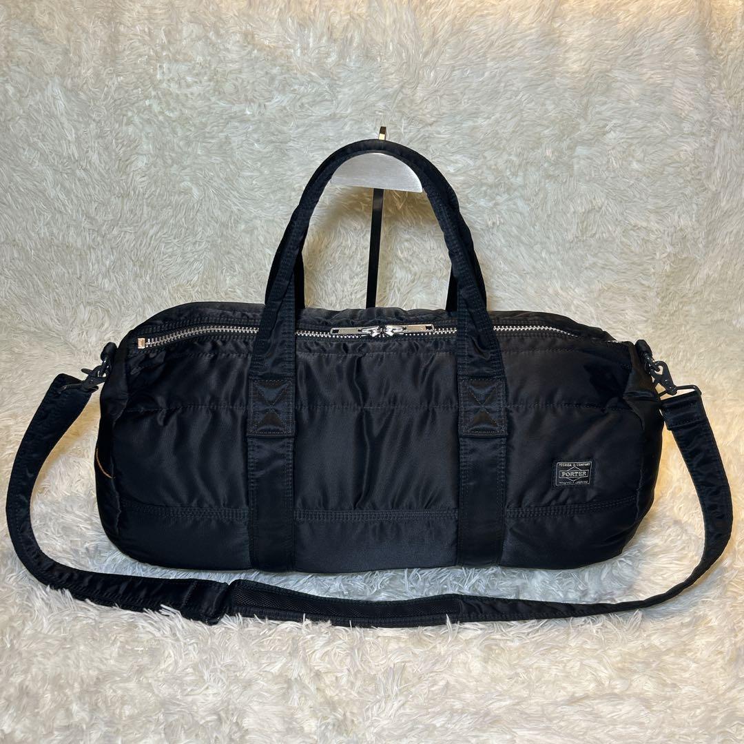 極美品✨希少PORTER タンカー 2WAYボストンバッグ ブラック