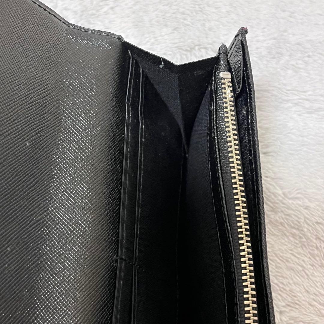 人気✨BURBERRY バーバリー 長財布 ノバチェック ブラック レザー 黒