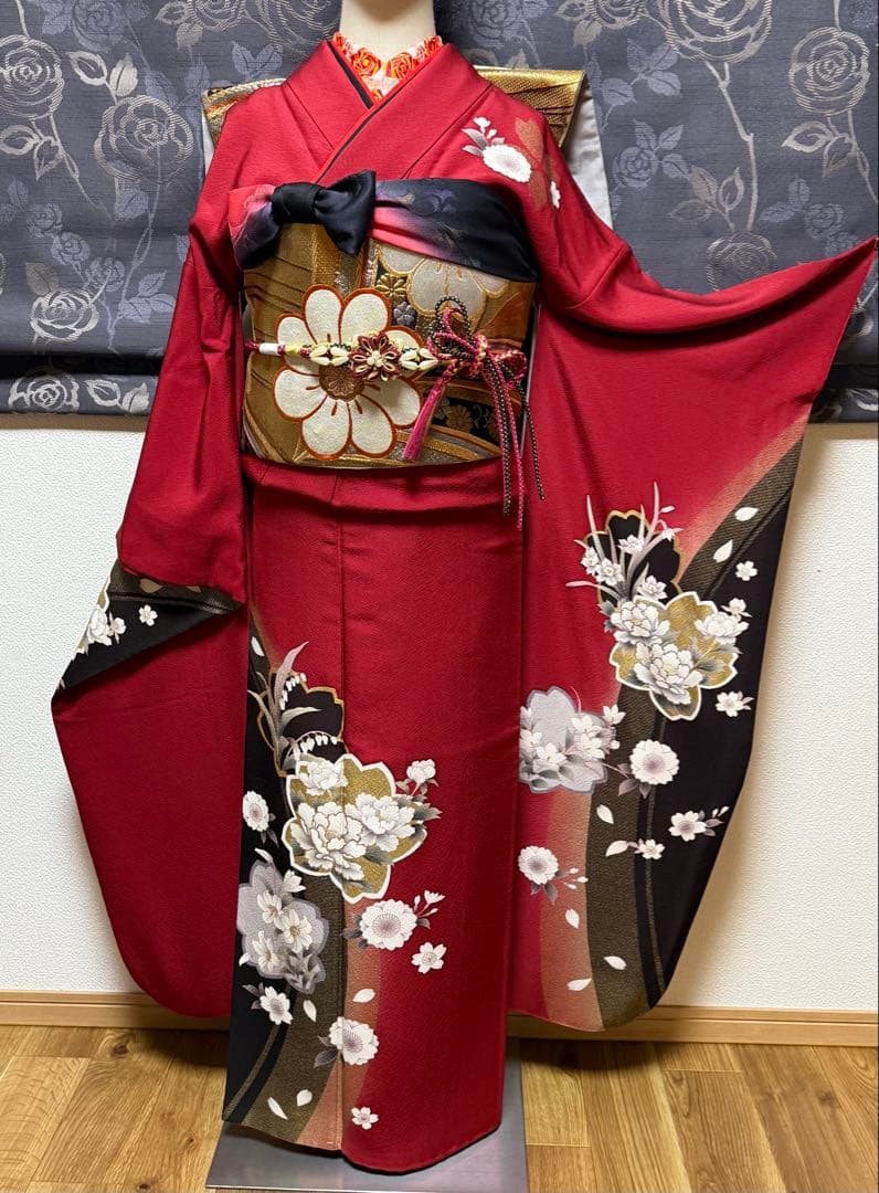 振袖フルセット★金駒刺繍