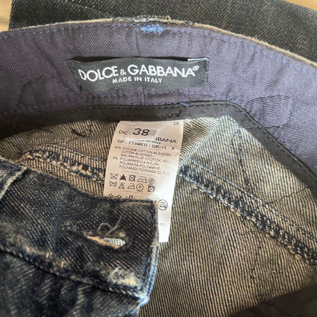 Dolce & Gabbana レース付きデニム 38サイズ