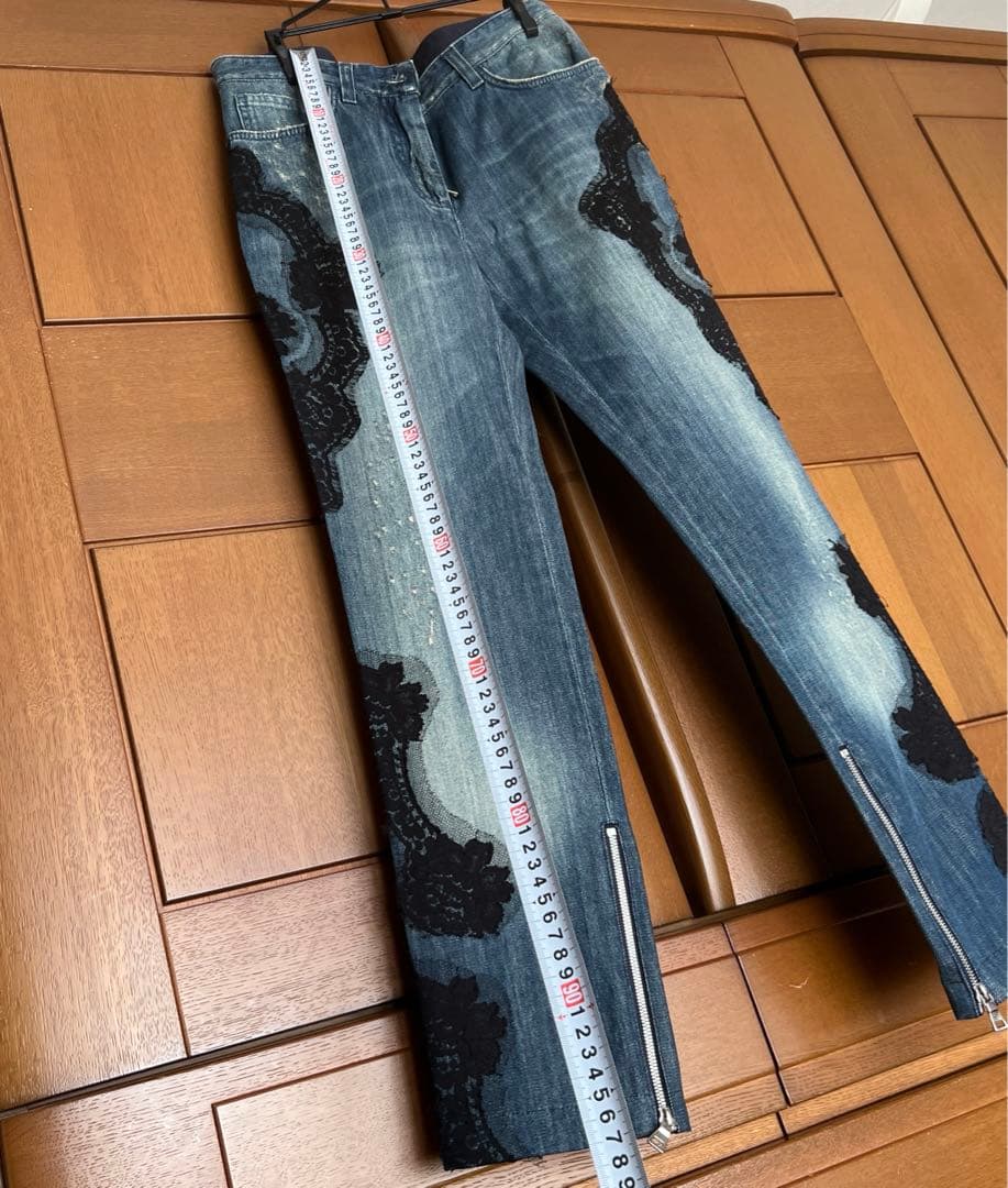 Dolce & Gabbana レース付きデニム 38サイズ