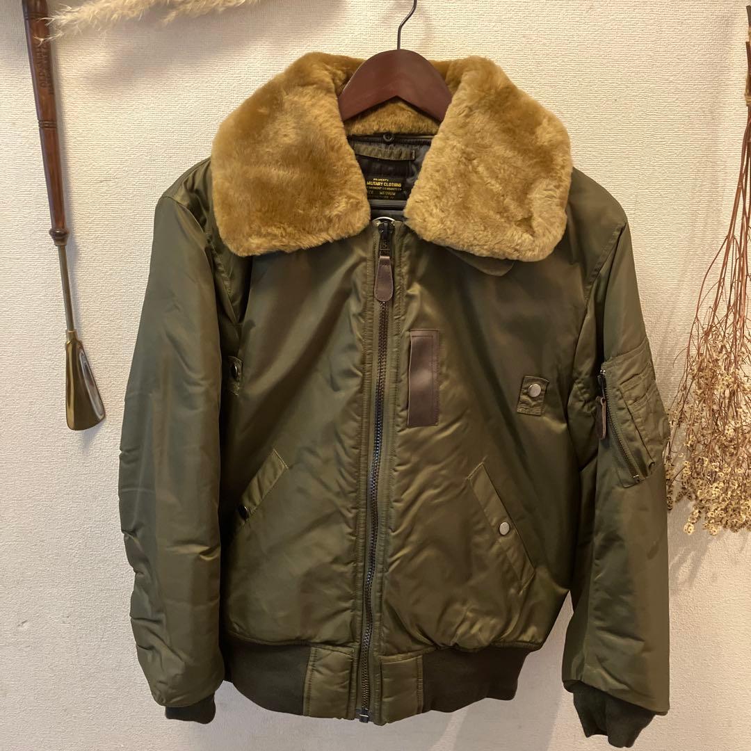 KARAKU B-15フライトジャケット M オリーブ　美品