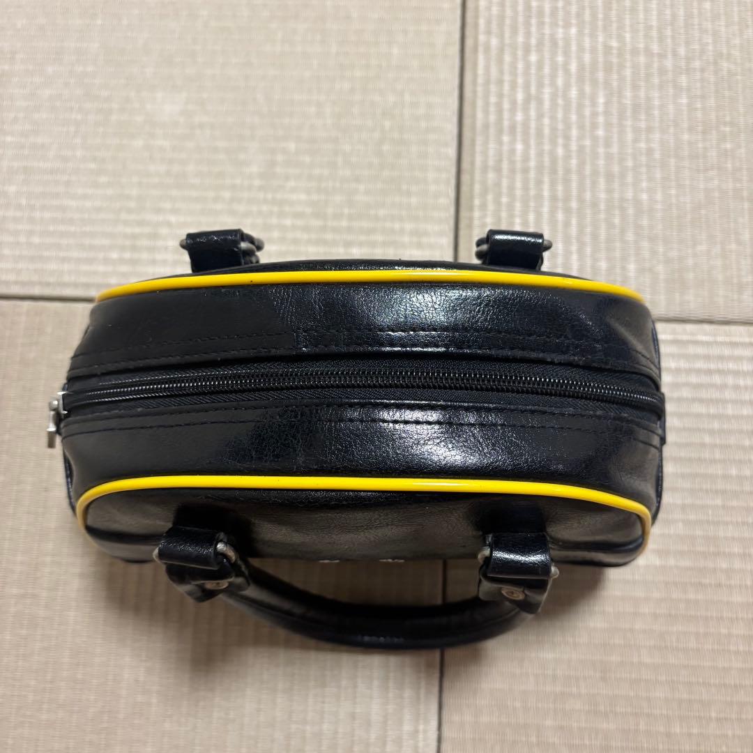 フレッドペリー ミニボストンバッグ 黒黄