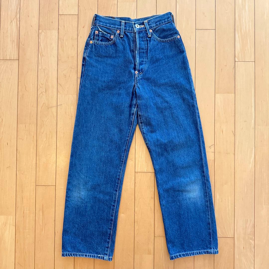 リーバイス　701XX 復刻　90s シンチバック　W27 赤耳　ビッグE
