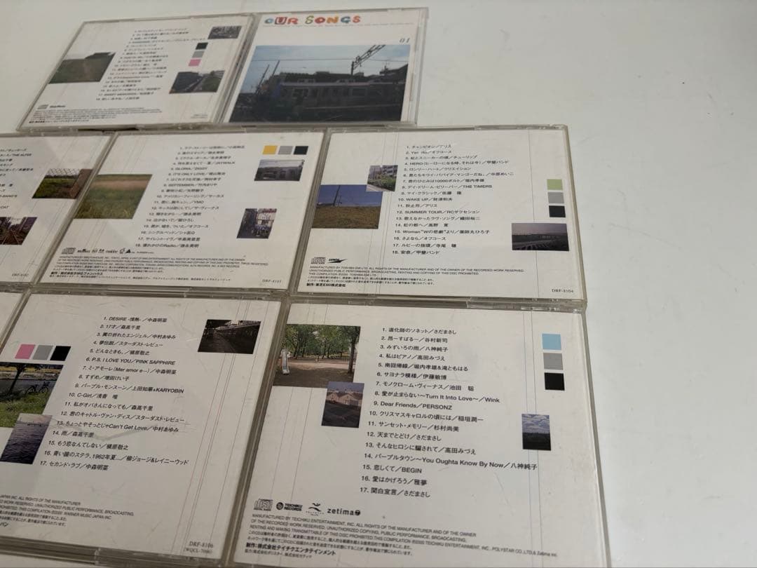 OUR SONGS CD 10巻セット 80S 邦楽 名盤ポップス