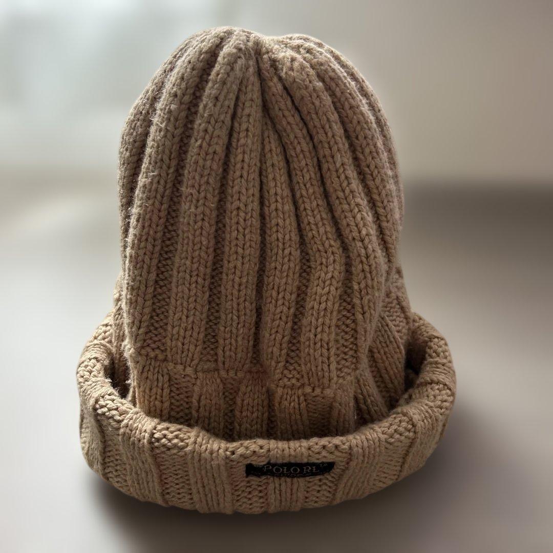 RALPH LAUREN ニット帽 FISHERMAN BEANIE