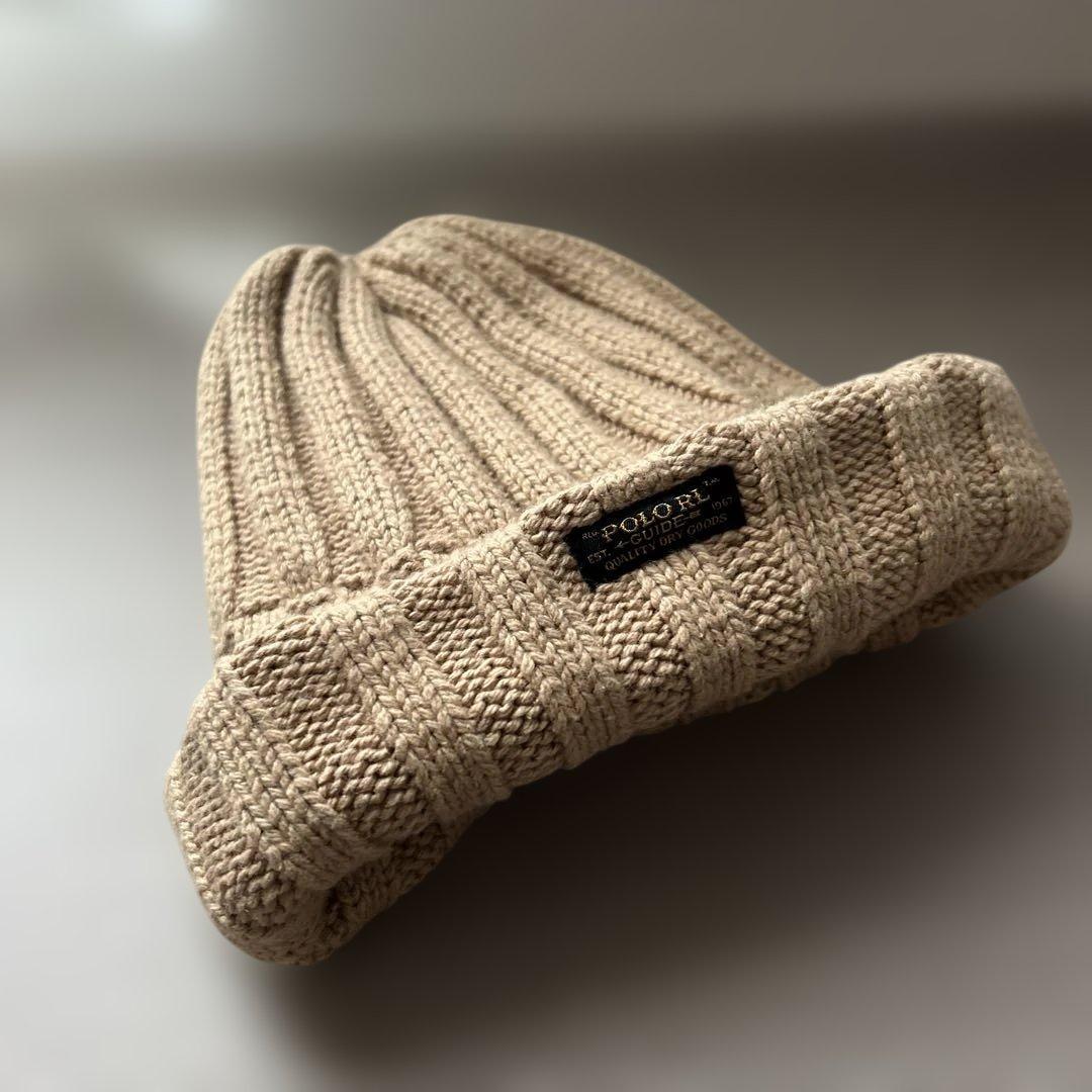 RALPH LAUREN ニット帽 FISHERMAN BEANIE