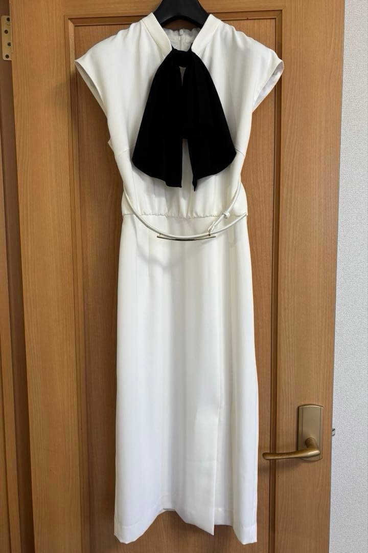 【tink】ピンキー＆ダイアン◆配色リボン付き2WAYワンピース 38