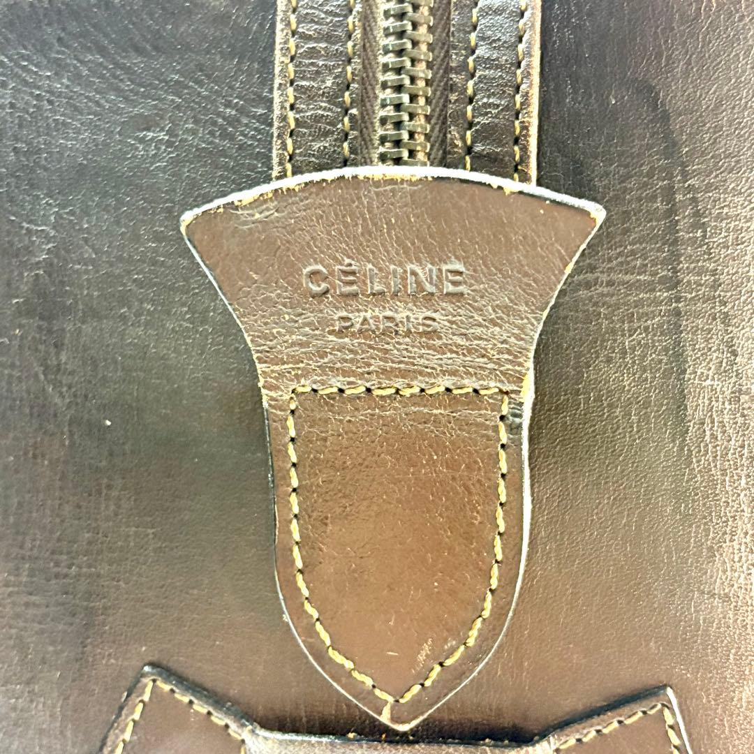 【希少】CELINE セリーヌ 馬車柄 Cマカダム柄 ボストンバッグ Cサルキー