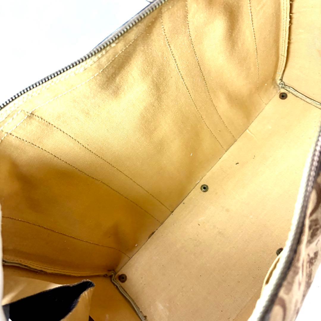 【希少】CELINE セリーヌ 馬車柄 Cマカダム柄 ボストンバッグ Cサルキー