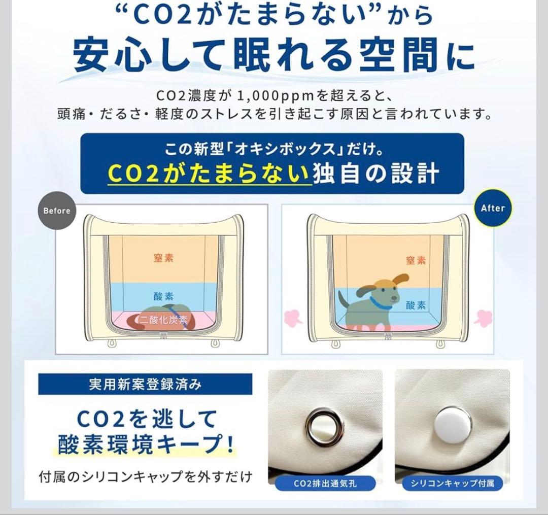 【獣医師監修】酸素発生器 ペット 酸素室 2点セット Sサイズ