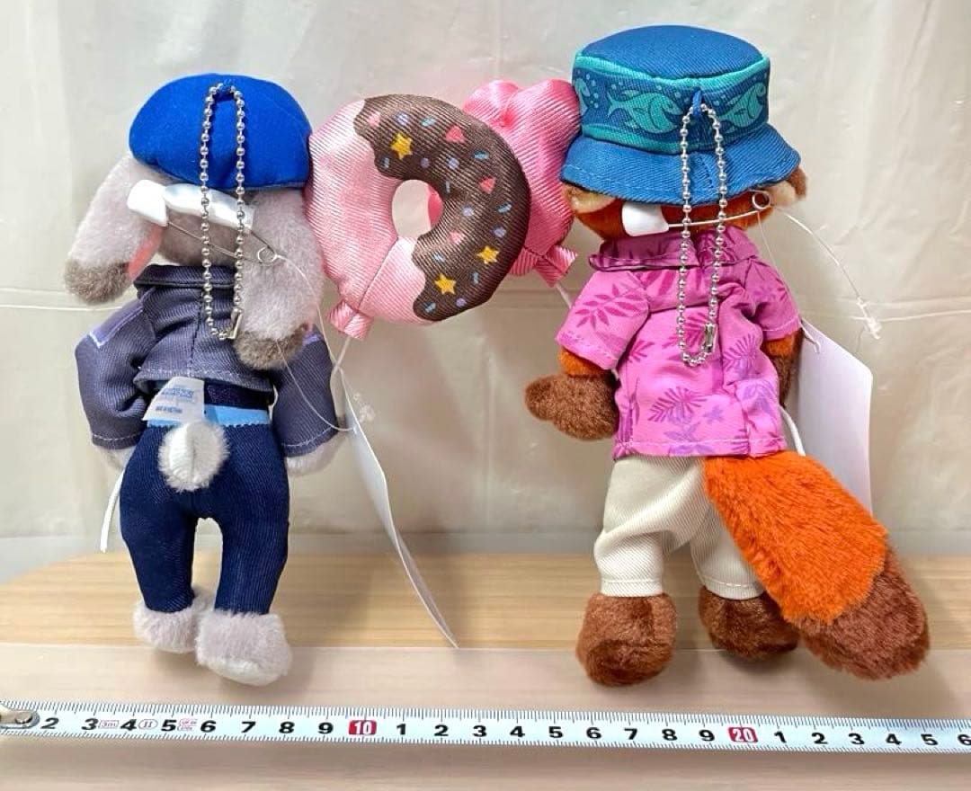 ニック　ジュディ　ズートピア ディズニーリゾート　ぬいぐるみバッジ　2体セット