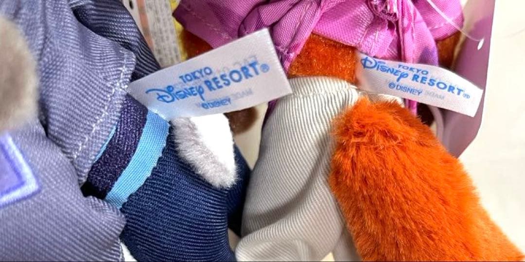 ニック　ジュディ　ズートピア ディズニーリゾート　ぬいぐるみバッジ　2体セット
