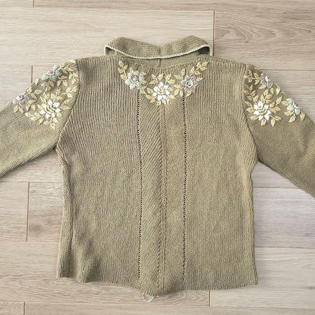 Wolken Stricker☆ドイツ製☆新品☆XL☆手編み刺繍カーディガン