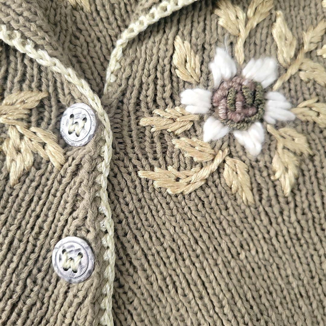 Wolken Stricker☆ドイツ製☆新品☆XL☆手編み刺繍カーディガン