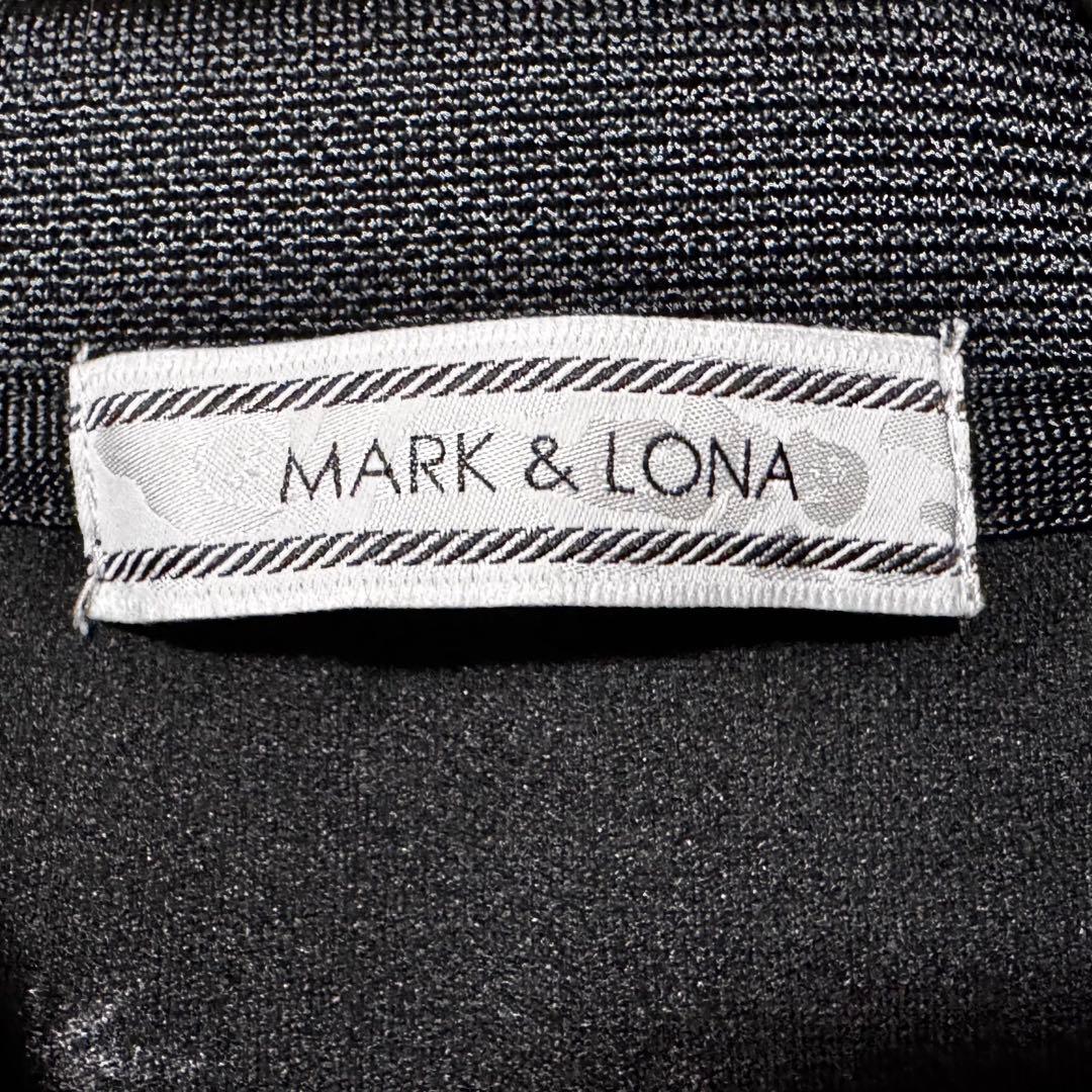 MARK ＆ LONA マークアンドロナ スカル デザイン ポロシャツ ブラック