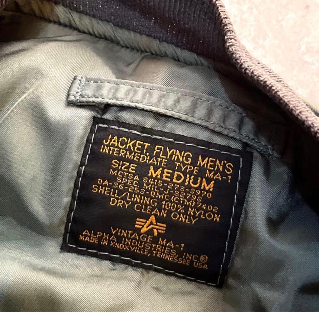 ジャケット・アウター 90S ALPHA INDUSTRIES ma-1 flight jacket