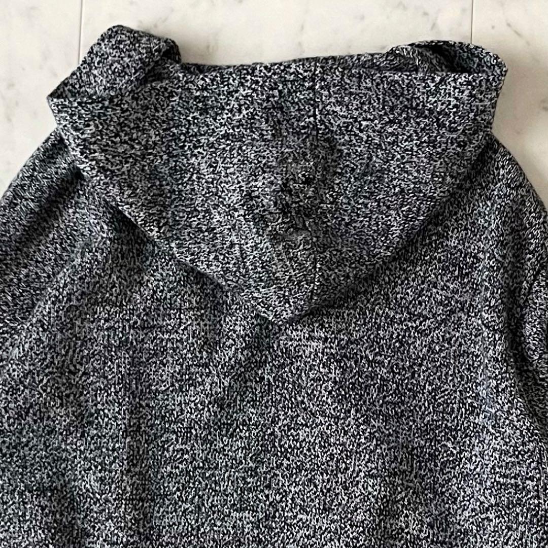 極美品♪セオリーリュクス ウールカシミヤカーディガン 38 ブラックミックス
