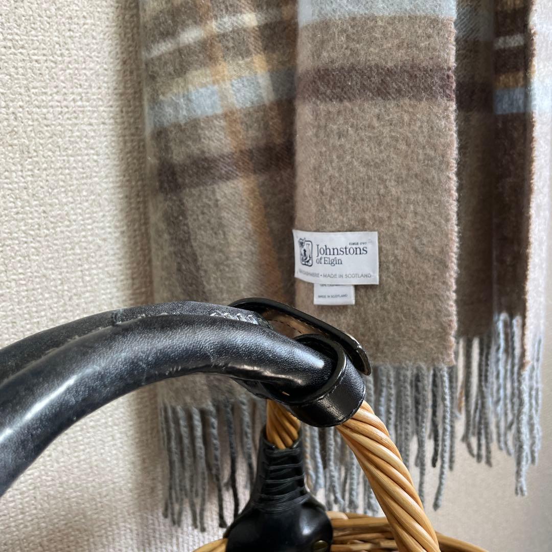 23日迄SALE:Johnstons ジョンストンズカシミヤ100%大判ストール