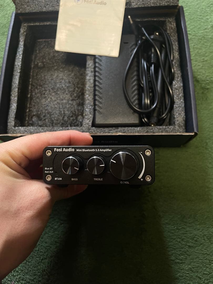 Fosi Audio BT10A Bluetooth パワーアンプ ステレオ